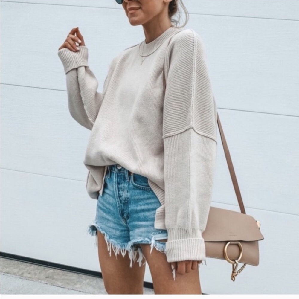 Free people easy street tunic sweater Sz XS